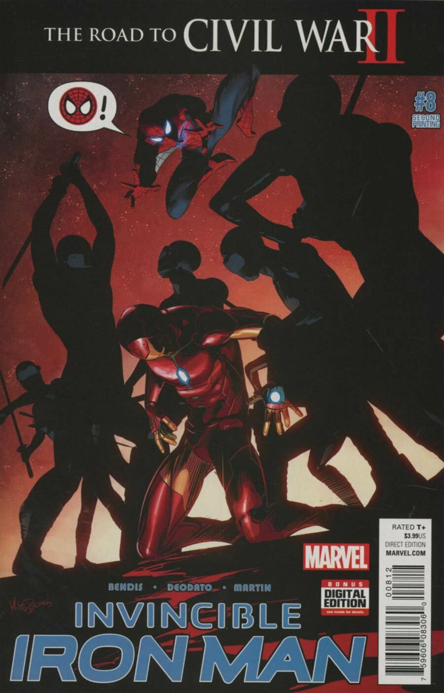 INVINCIBLE IRON MAN VOL 2 #8 2ND PRINT (VF/NM)