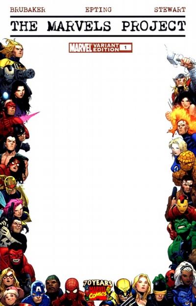 MARVELS PROJECT (2008) #1 BLANK COVER VAR