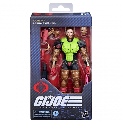 GI JOE CLASSIFIED SERIES #201 COBRA OVERKILL AF