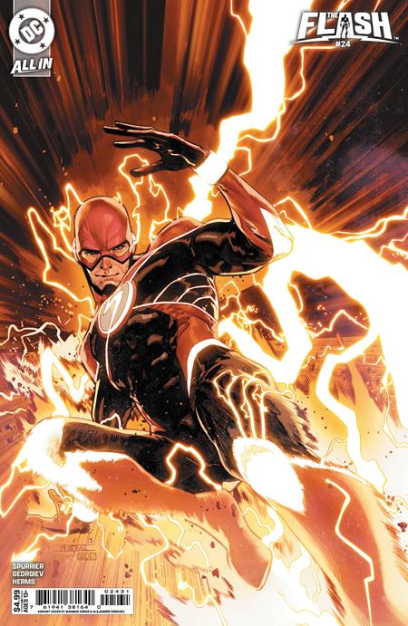 FLASH (2023) #24 CVR C MAHMUD ASRAR CARD STOCK VAR