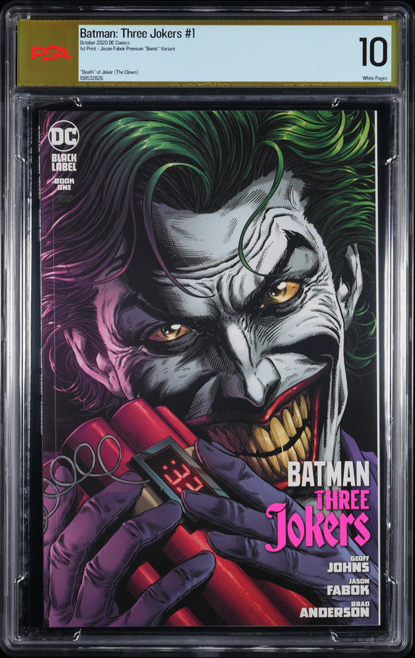 BATMAN: THREE JOKERS (2020) #1 BOMB VARIANT PSA 10.0