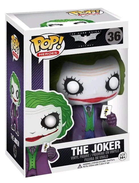 POP HEROES BATMAN THE DARK KNIGHT JOKER VINYL FIG