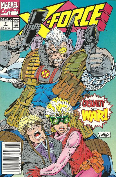 X-FORCE (1991) #7 NEWSSTAND EDITION