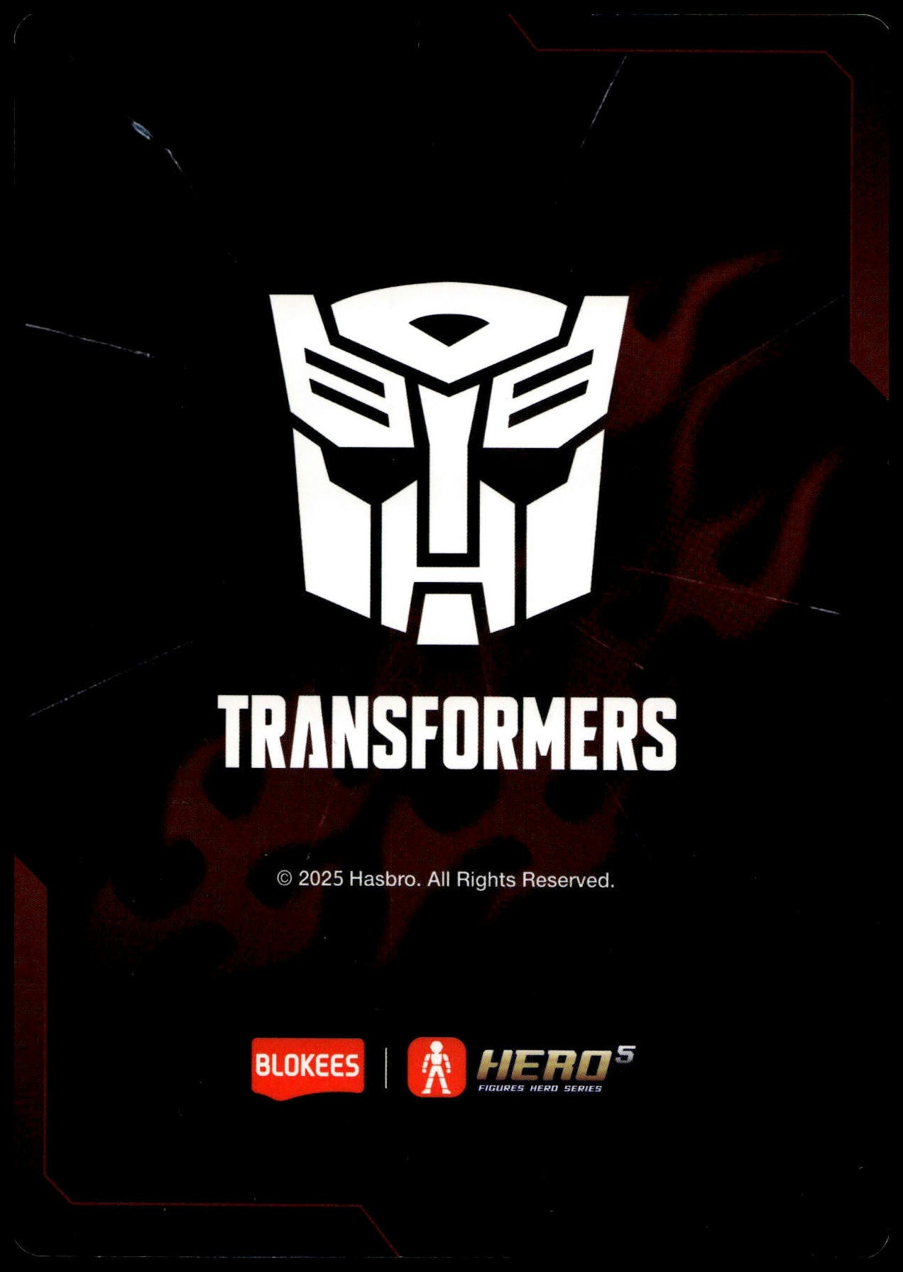 BLOKEES TRANSFORMERS GRIMLOCK FEAR LESS COLLECTOR CARD