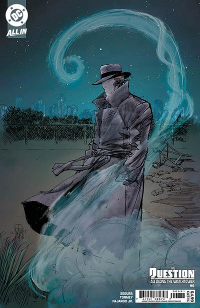 QUESTION ALL ALONG THE WATCHTOWER (2024) #6 CVR C DENYS COWAN CARD STOCK VAR