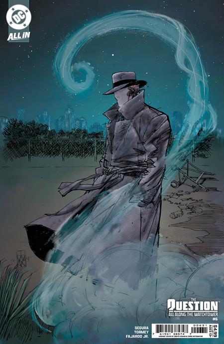 QUESTION ALL ALONG THE WATCHTOWER (2024) #6 CVR C DENYS COWAN CARD STOCK VAR