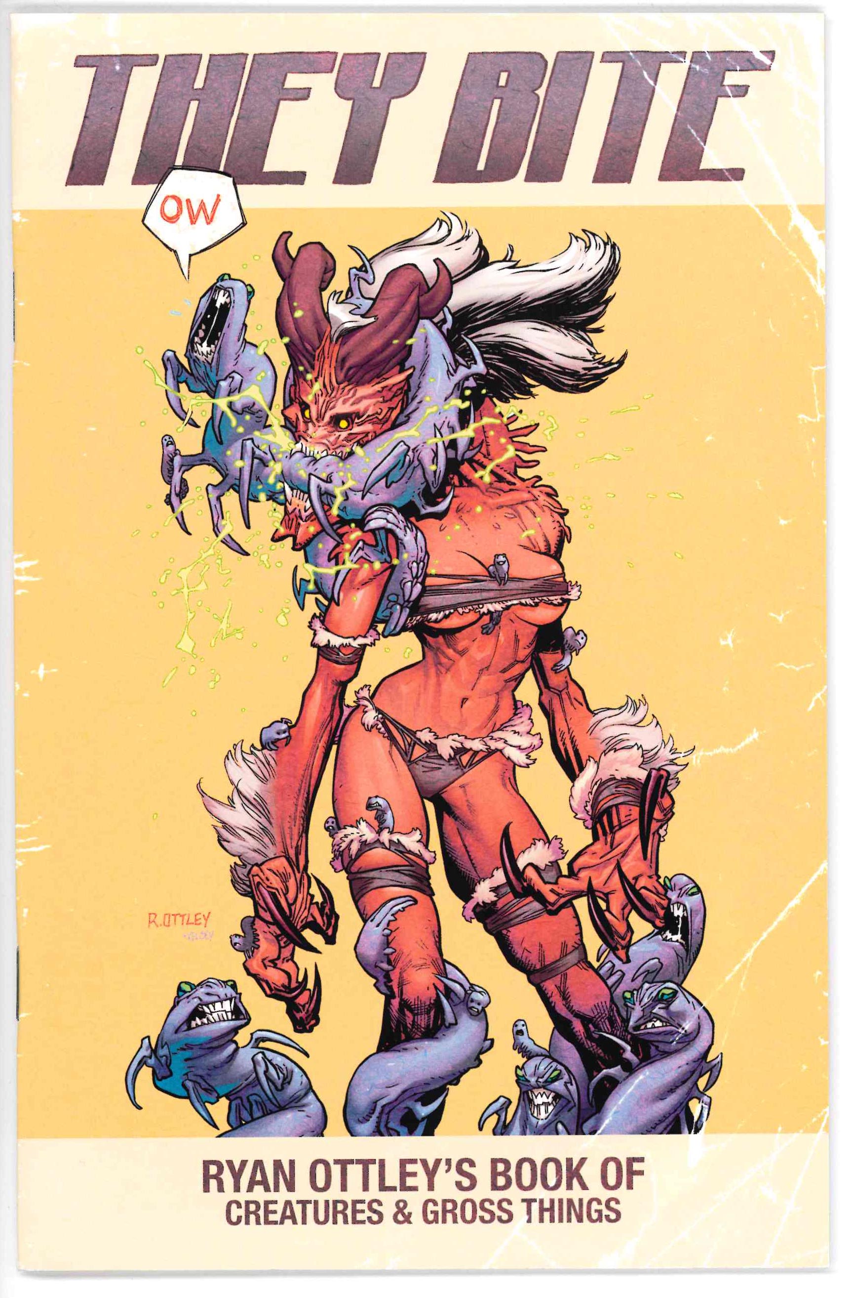 *SIGNED* RYAN OTTLEY THEY BITE SKETCHBOOK (2014)