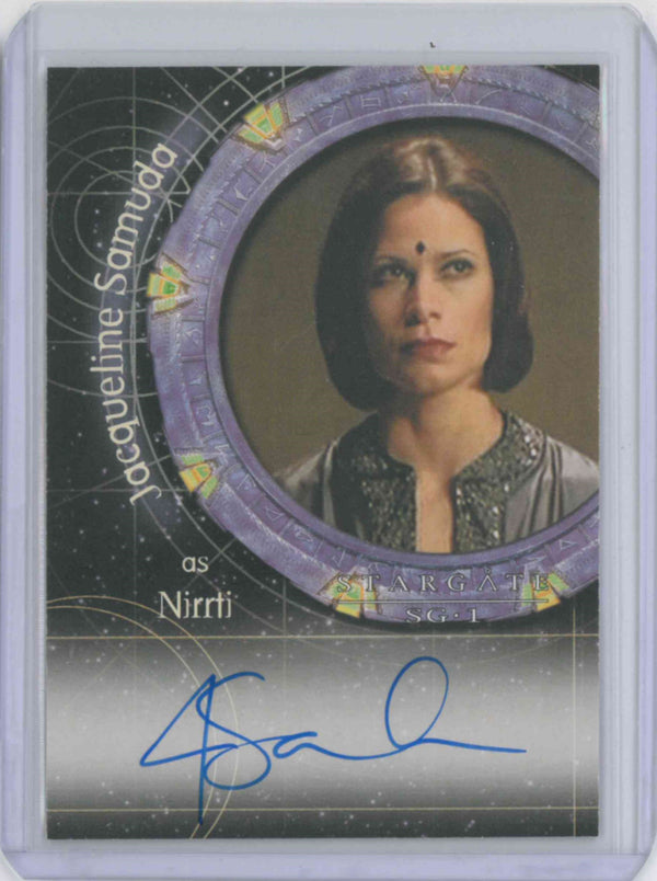 STARGATE SG-1 AUTOGRAPH SIGNED #A39 JACQUELINE SAMUDA / NIRRTI