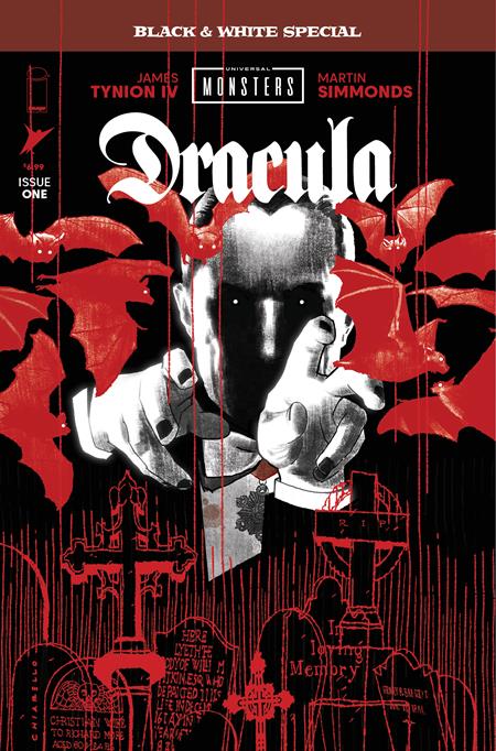 UNIVERSAL MONSTERS DRACULA BLACK & WHITE SPECIAL (2025) #1 (ONE SHOT) CVR B MARK CHIARELLO