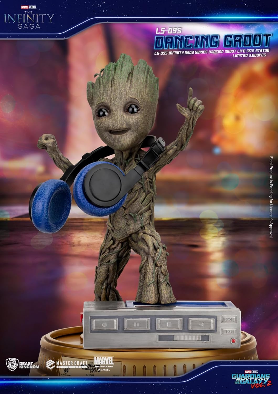 INFINITY SAGA SERIES LS-095 DANCING GROOT LIFE SIZE STATUE