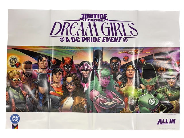 JUSTICE LEAGUE DREAM GIRLS FOLDERED PROMO POSTER