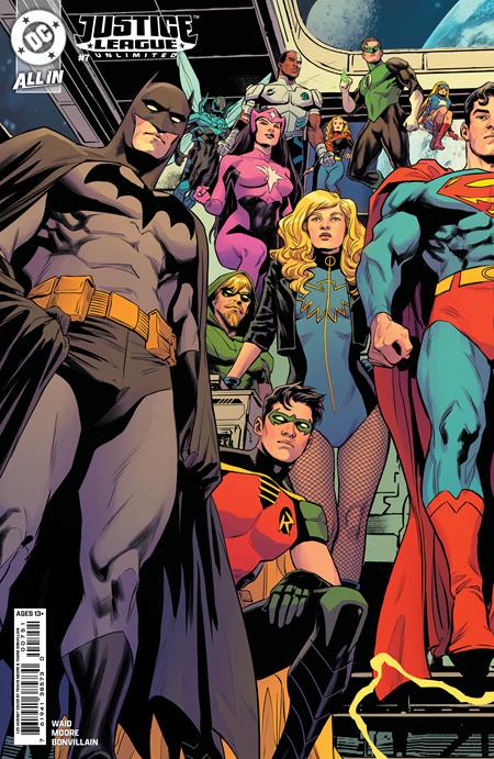 JUSTICE LEAGUE UNLIMITED (2024) - SET OF TWO - TRAVIS MOORE CONNECTING VAR (1:25)(WE ARE YESTERDAY)