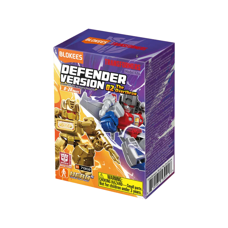 BLOKEES TRANSFORMERS DEFENDER VER 2 MINI MODEL (BLIND BOX)