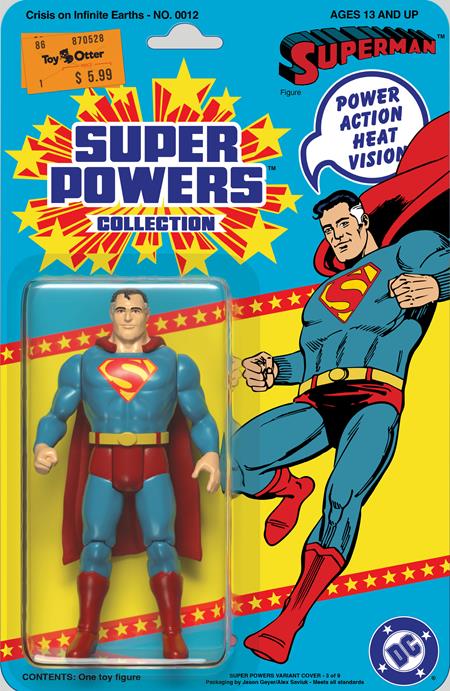 CRISIS ON INFINITE EARTHS (1985) #12 FACSIMILE EDITION (2024) CVR D SUPER POWERS VAR