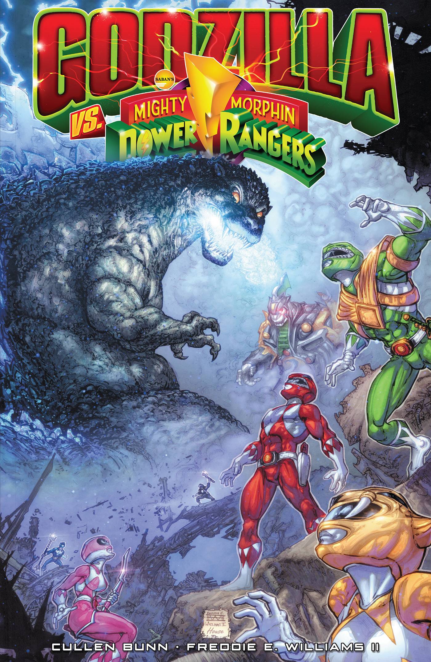 GODZILLA VS MIGHTY MORPHIN POWER RANGERS TP