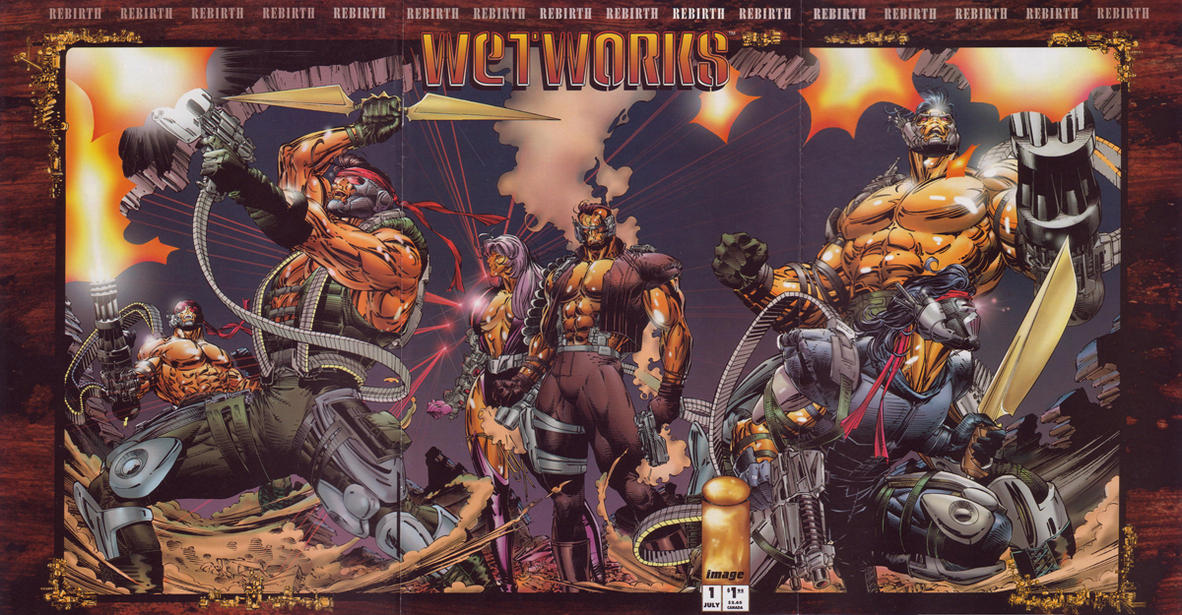 WETWORKS (1994) #1 WRAP COVER