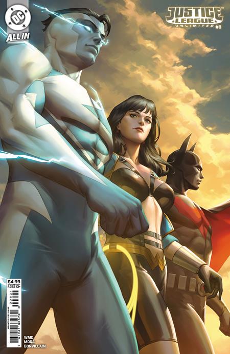 JUSTICE LEAGUE UNLIMITED (2024) #8 CVR B EJIKURE CARD STOCK VAR (WE ARE YESTERDAY)