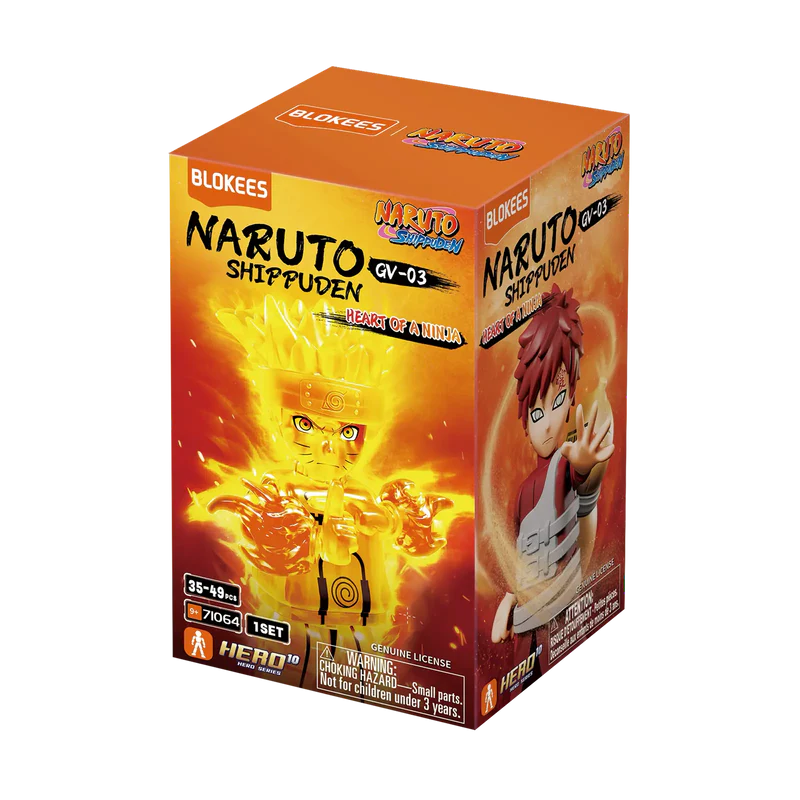 BLOKEES NARUTO GALAXY VERSION 3 HEART OF A NINJA MINI MODEL (BLIND BOX)