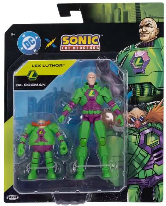 SONIC THE HEDGEHOG X DC LEX LUTHOR AND DR. EGGMAN AS LEX LUTHOR 5IN AF