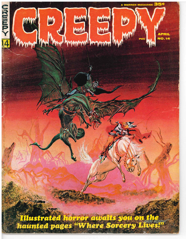 CREEPY (1964) #14  - FIRST NEAL ADAMS COMIC WORK (VG)