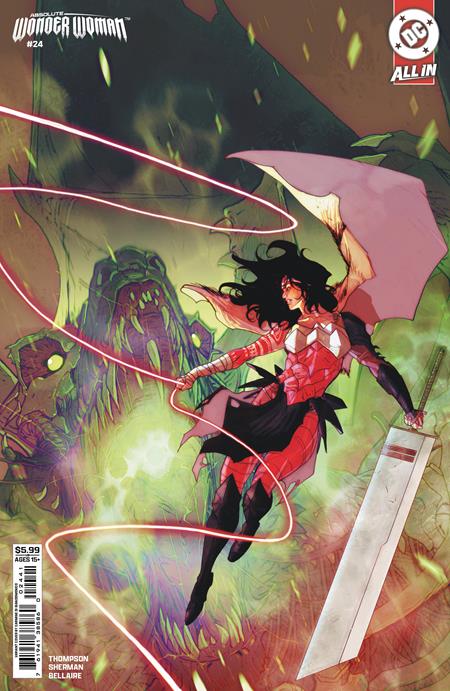ABSOLUTE WONDER WOMAN (2024) #24 CVR D CARMINE DI GIANDOMENICO CARD STOCK VAR