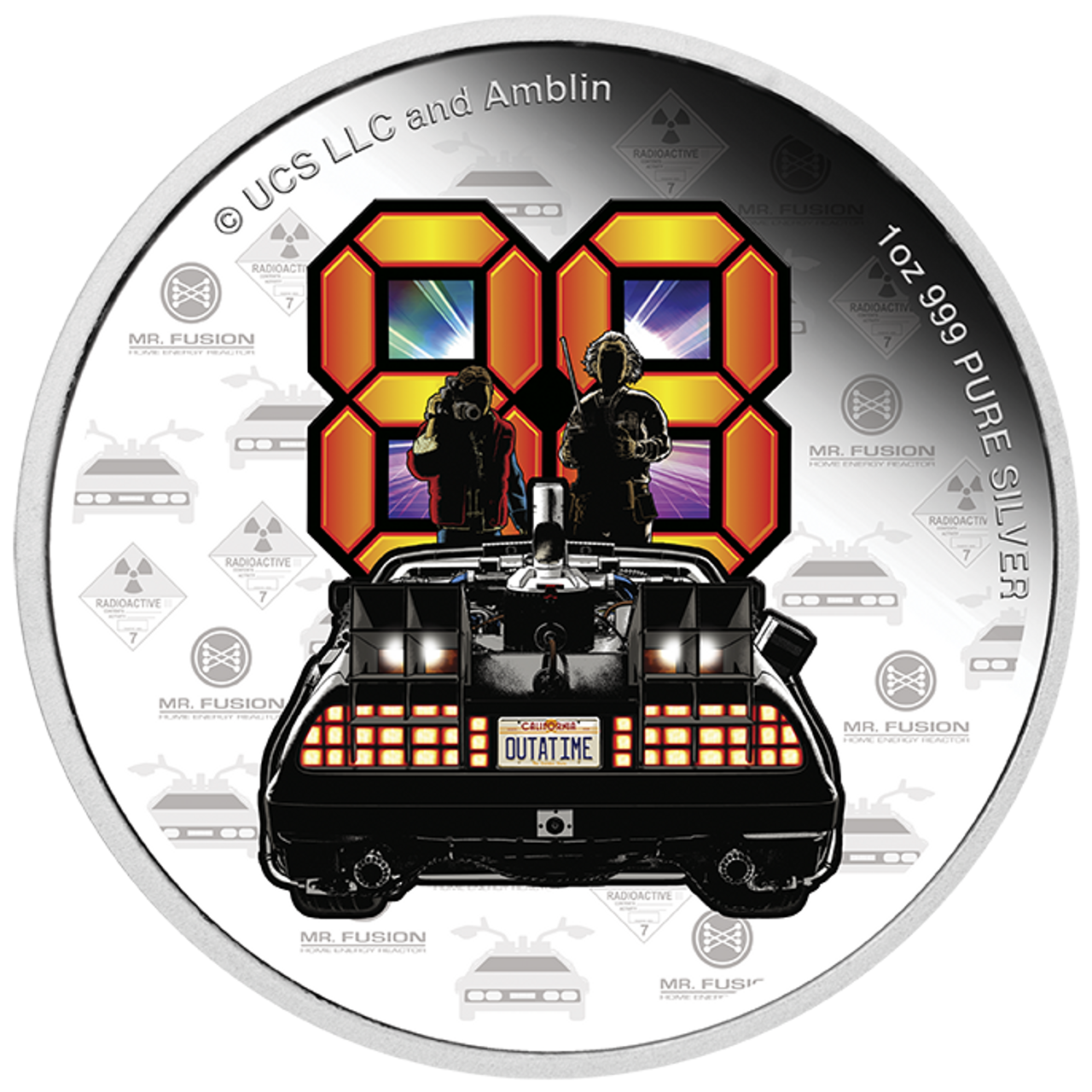 BACK TO THE FUTURE 40TH ANNIVERSARY 2025 1oz SILVER PROOF COIN