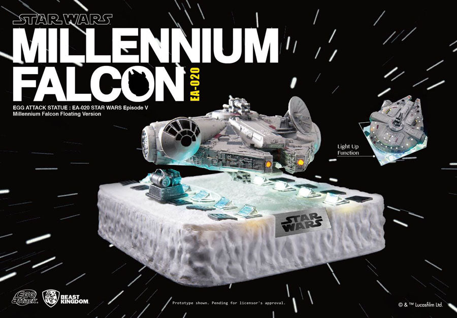 STAR WARS EPV EGG ATTACK FLOATING MILLENNIUM FALCON