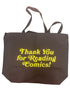 TINY ONION BLACK TOTE BAG