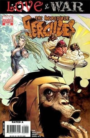 INCREDIBLE HERCULES #121 MONKEY VAR