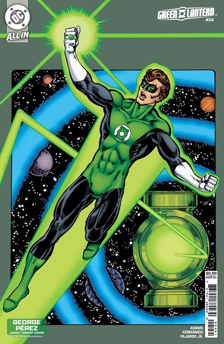 GREEN LANTERN (2023) #24 CVR D GEORGE PEREZ LEGACY CARD STOCK VAR