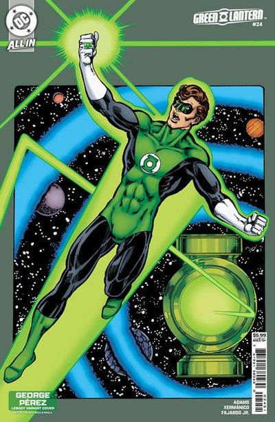 GREEN LANTERN (2023) #24 CVR D GEORGE PEREZ LEGACY CARD STOCK VAR