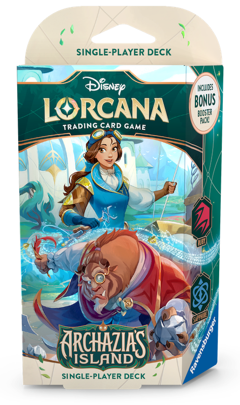 DISNEY LORCANA TCG: S7 ARCHAZIAS ISLAND RUBY/SAPPHIRE STARTER DECK