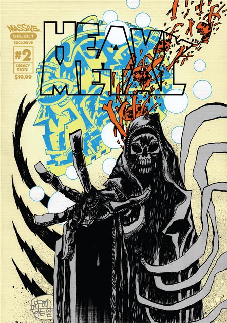 HEAVY METAL MAGAZINE (2025) #2 CVR D JIM MAHFOOD MASSIVE SELECT EXCLUSIVE VAR