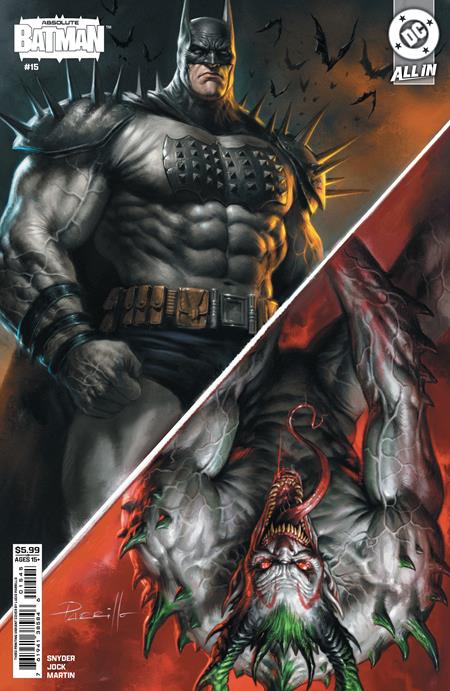 ABSOLUTE BATMAN (2024) #15 THIRD PRINTING CVR B LUCIO PARILLO CARD STOCK VAR
