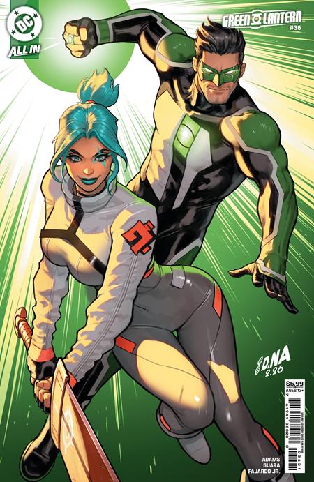 GREEN LANTERN (2023) #36 CVR B DAVID NAKAYAMA CARD STOCK VAR
