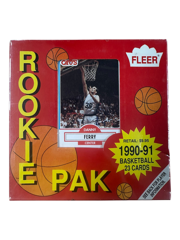 1990-91 FLEER ROOKIE PAK BASKETBALL SET DANNY FERRY