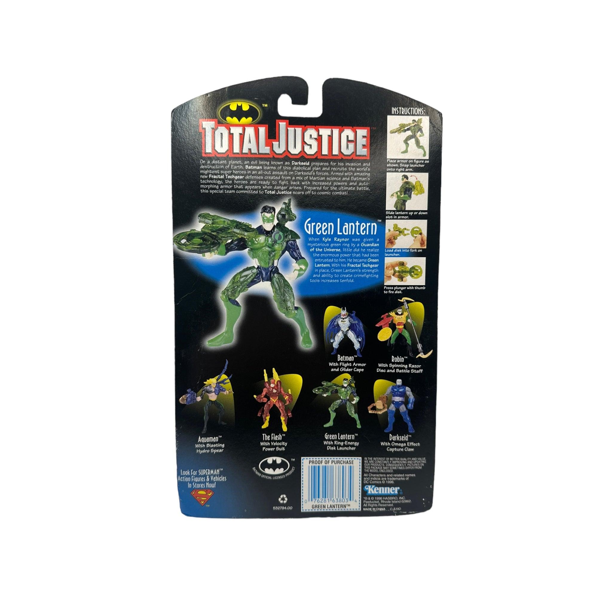 1996 KENNER TOTAL JUSTICE GREEN LANTERN AF - Kings Comics