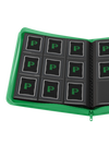 PALMS OFF GAMING COLLECTORS SERIES 9 POCKET GREEN ZIP TOP LOADER BINDER