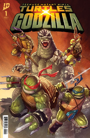 TEENAGE MUTANT NINJA TURTLES X GODZILLA (2025) #1 CVR A PE