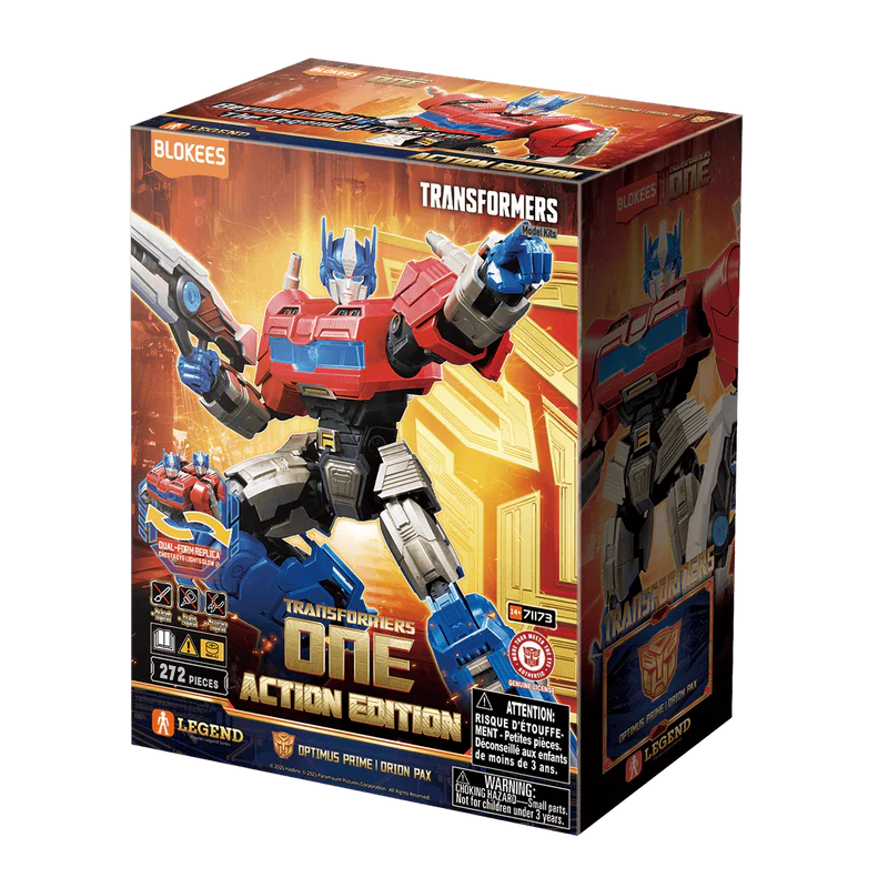 BLOKEES TRANSFORMERS ACTION EDITION 04 OPTIMUS PRIME ORION PAX MODEL