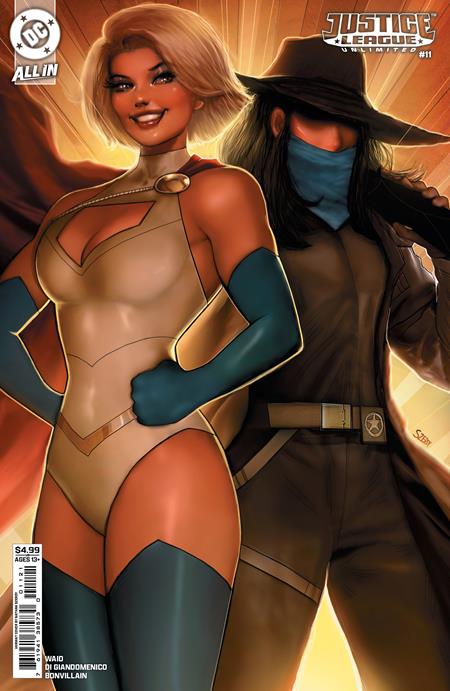 JUSTICE LEAGUE UNLIMITED (2024) #11 CVR B NATHAN SZERDY CARD STOCK VAR