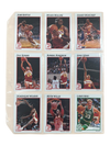 1991-92 NBA HOOPS BASKETBALL **PARTIAL** BASE CARD SET WITH ALBUM