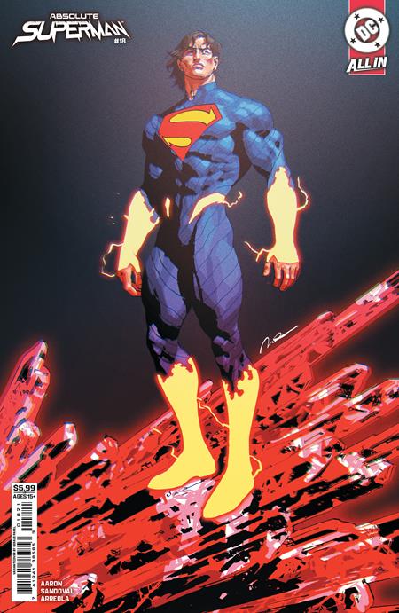 ABSOLUTE SUPERMAN (2024) #18 CVR B GERALD PAREL CARD STOCK VAR