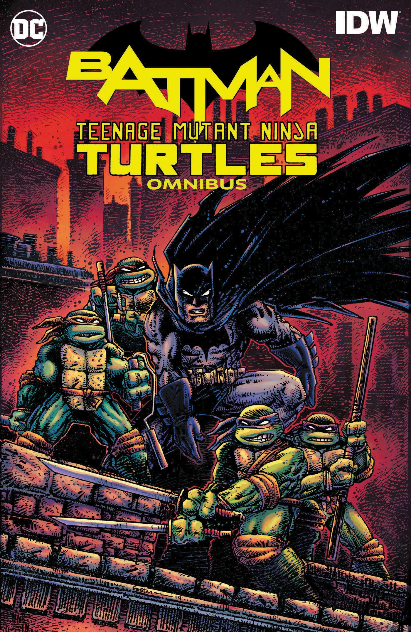 BATMAN TEENAGE MUTANT NINJA TURTLES OMNIBUS HC