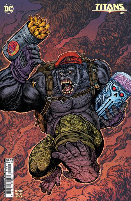 TITANS VOL 4 (2023) #10 CVR D MARIA WOLF APRIL FOOLS MONSIEUR MALLAH CARD STOCK VAR