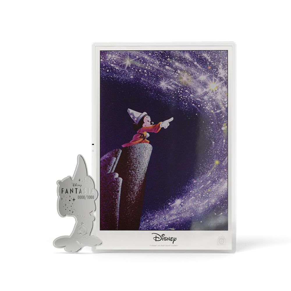 DISNEY - FANTASIA 1oz SILVER COIN + 5g SILVER FOIL (ONE PER CUSTOMER)