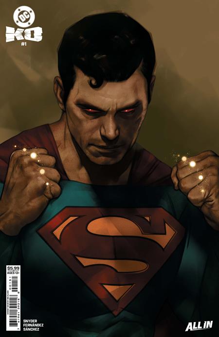 DC K.O. (2025) #1 CVR G BEN OLIVER FACE-OFF CARD STOCK VAR
