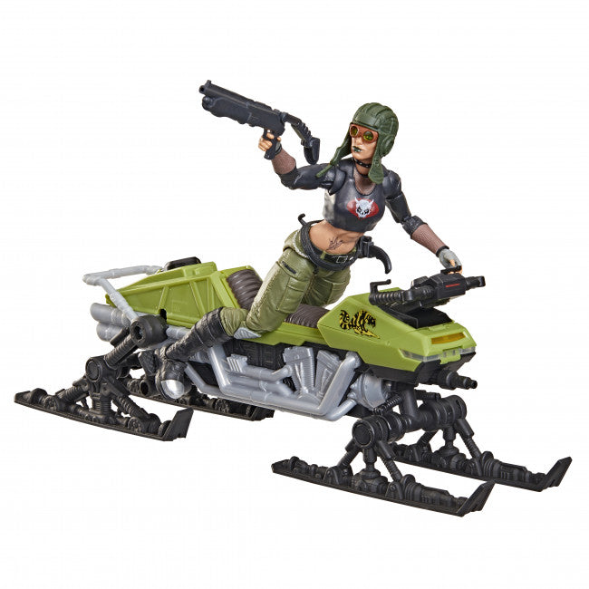 GI JOE CLASSIFIED SERIES #194 ZANYA & DREADNOK CHAMELEON (SWAMP SKIER) VEHICLE AF