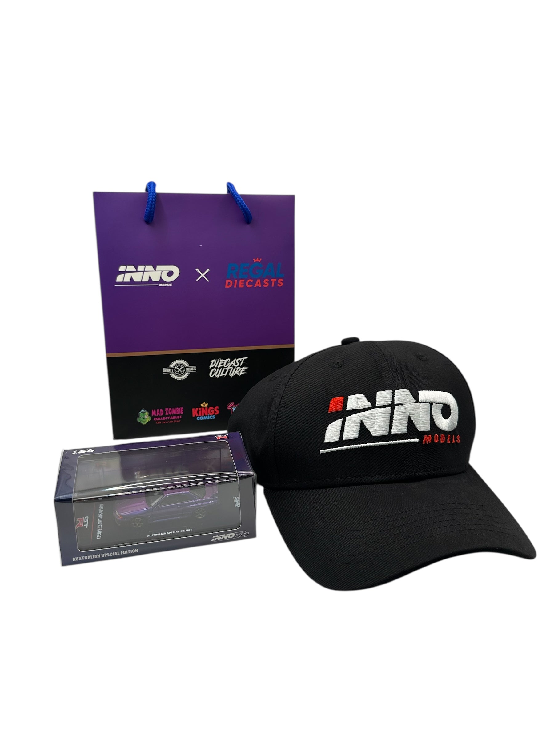 INNO64 1/64 NISSAN GTR R32 CHAMELEON PURPLE SHOW BAG (SYDNEY ROYAL EASTER SHOW SPECIAL)