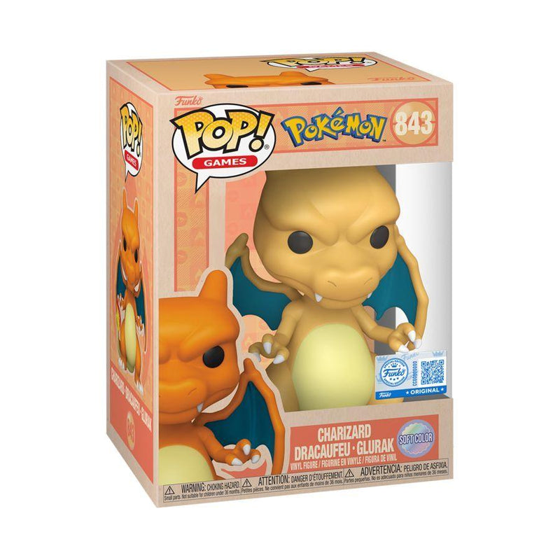POP POKEMON CHARIZARD (PASTEL) US EXCLUSIVE VINYL FIG